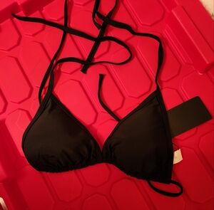 Classic Black Triangle Bikini Top